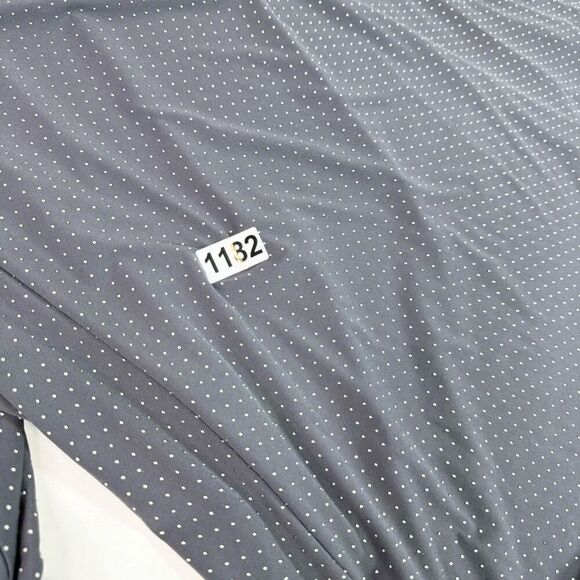 Torrid Tops Womens 4x Black Polka Dot 3/4 Sleeve Blouse one shoulder strappy - Picture 7 of 10